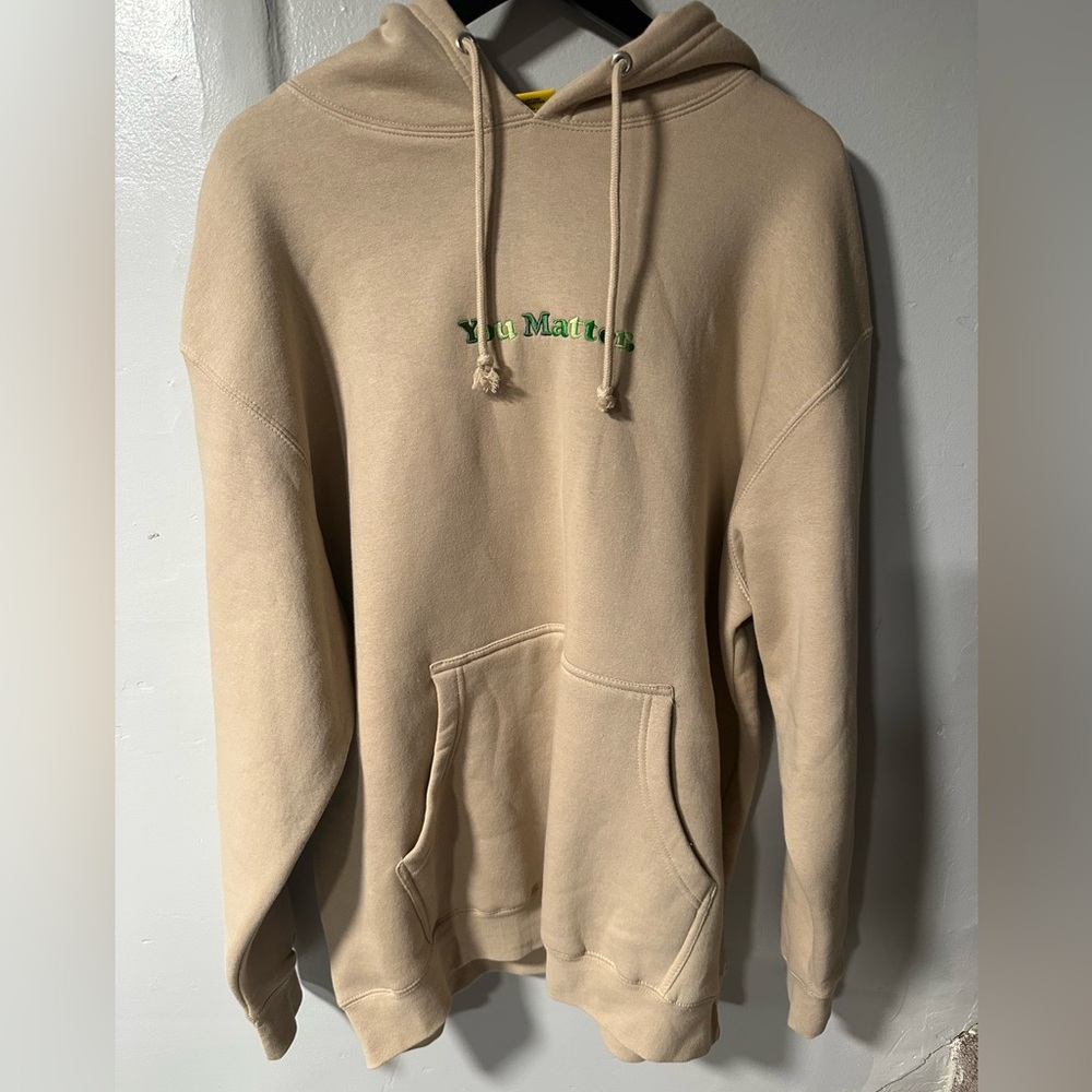 Tan “You Matter” hoodie size xl